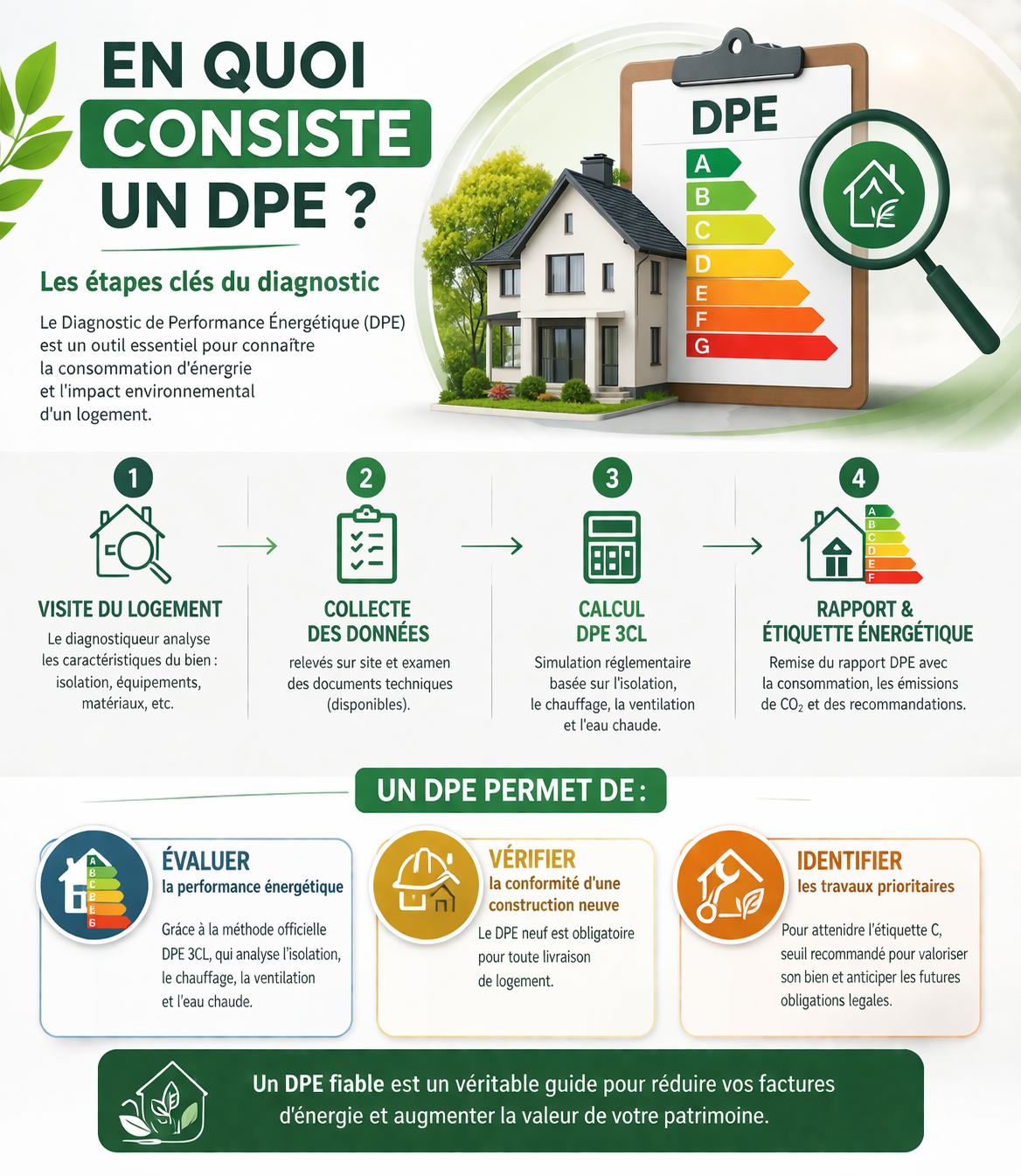 DPE étapes diagnostic
